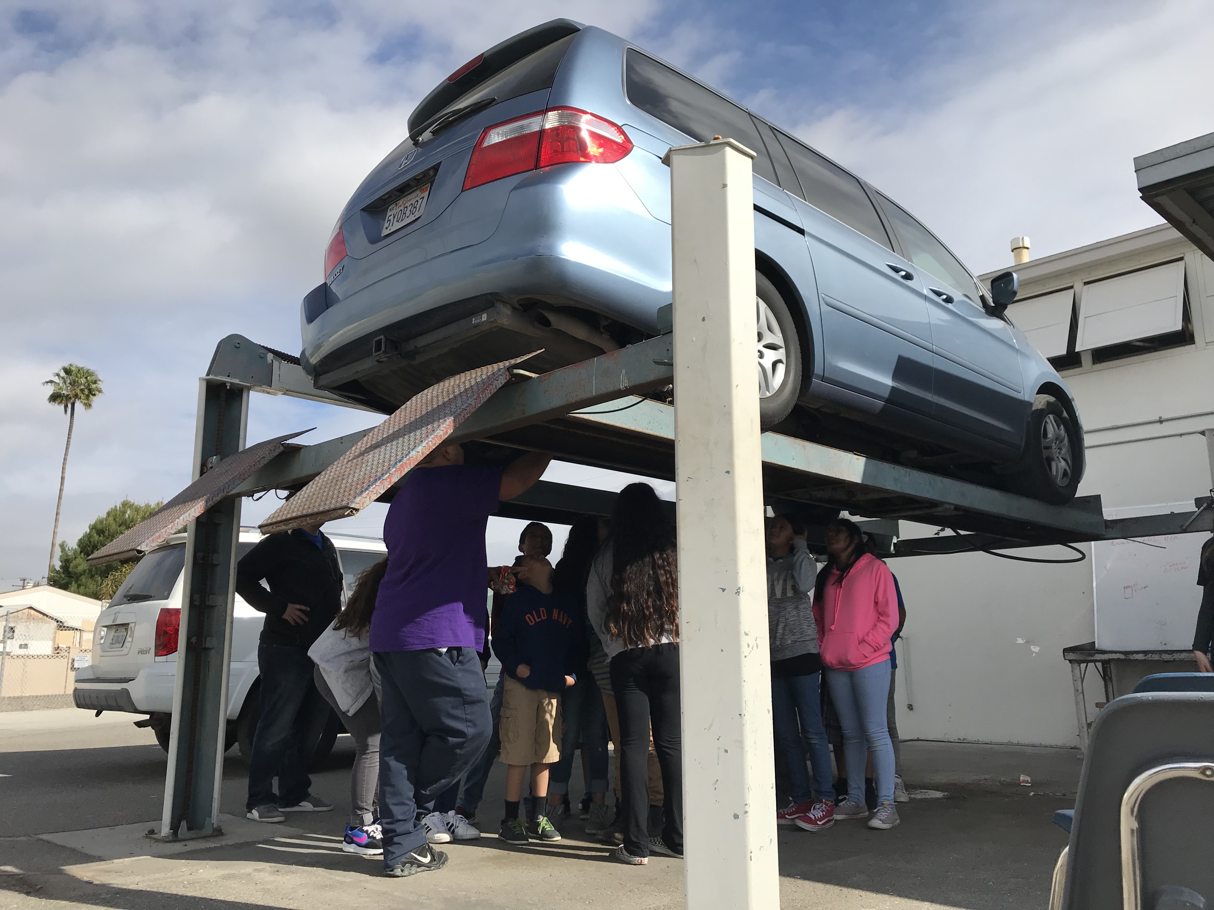 Our future engineers are examining the mechanics of the common vehicle!