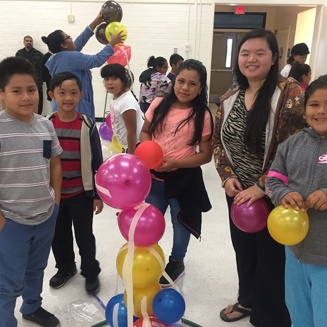 Our scholars are taught collaboration skills and critical thinking through group work.