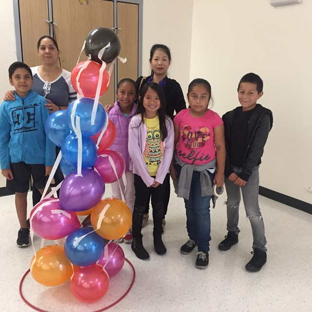 Our team of scholars learn to apply science into all aspects of life. In this case, they measured the density of balloons!